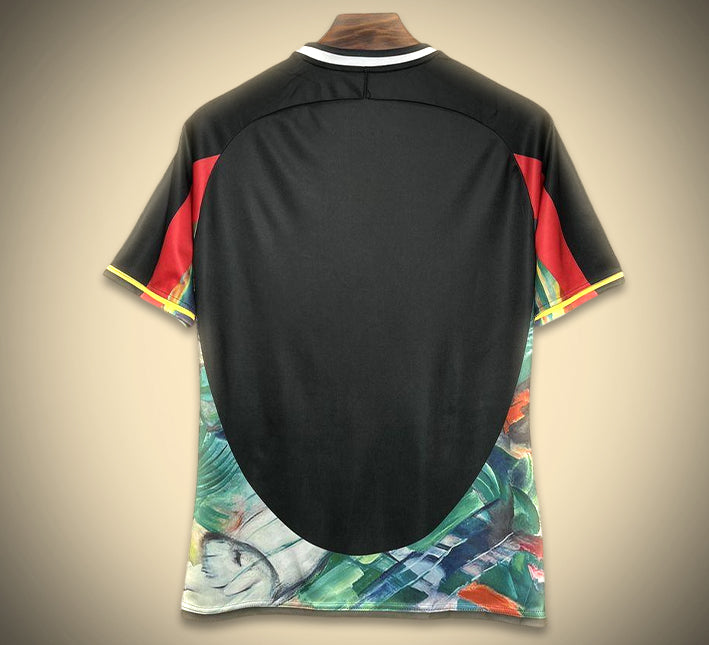 Maglia da calcio Germania design concettuale nero collezione Euro