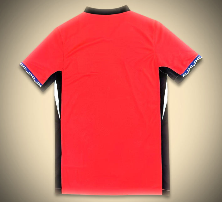 maillot-domicile-coree-du-sud-2025-rouge-officiel-equipe-nationale maglia home Corea del Sud 2025 rossa ufficiale nazionale