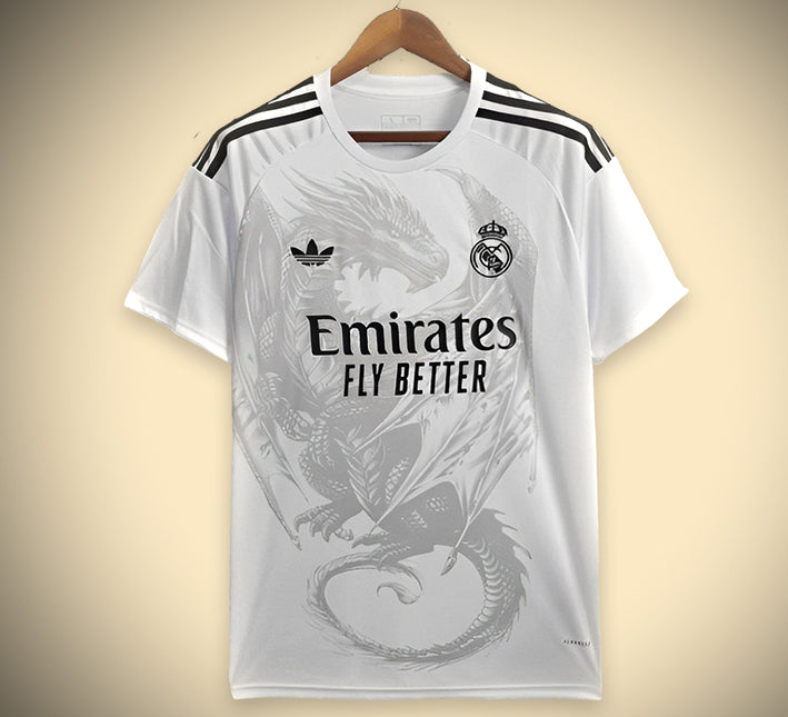 Maillot Concept Réal Madrid Spécial Édition Dragon Blanc 2425
