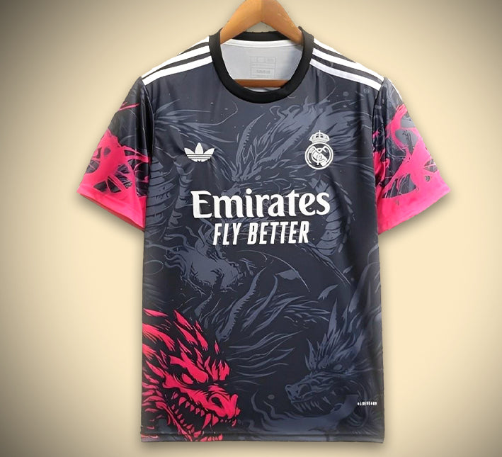 Maglia Concept Real Madrid Edizione Drago RossoNero 2425