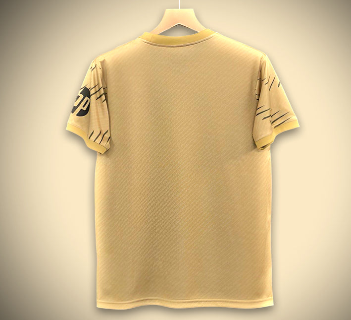 Maglia da calcio concept Real Madrid edizione oro stagione venticinque ventisei