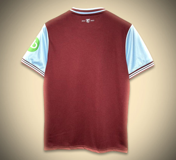 MAILLOTWESTHAMDOMICILEDOS.jpg Maglia West Ham Home 2024-2025 vista laterale