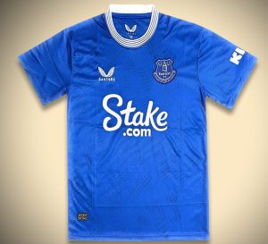 maillot-domicile-everton-saison-2024-2025-bleu-officiel Maglia home Everton stagione 2024 2025 blu ufficiale