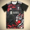 maglia da calcio concept Liverpool nera edizione 2024 2025