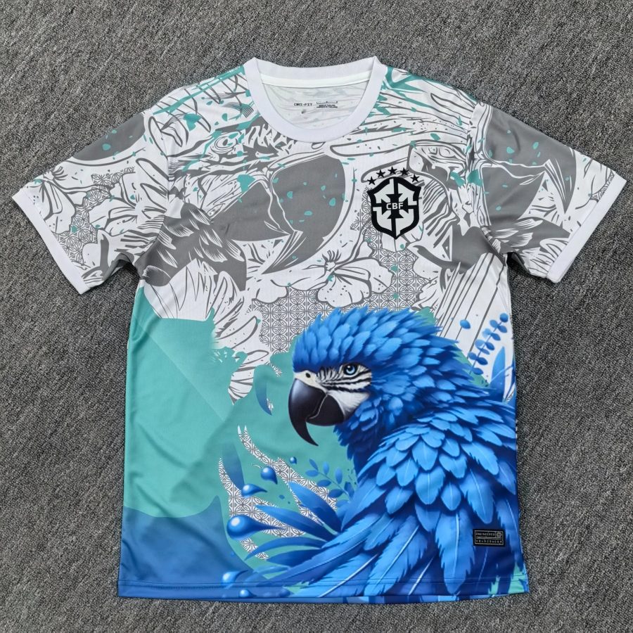 MAILLOT BRESIL CONCEPT BLEUBLANC 20242025