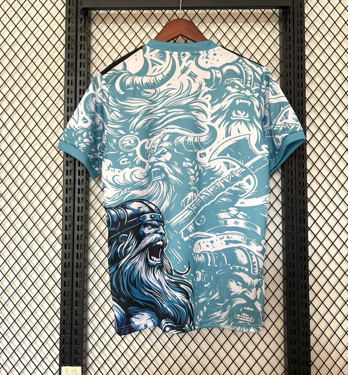 Maglia concept Real Madrid stagione duemilaventicinque duemilaventisei tenuta Home stile futuristico