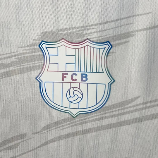 Maglia concept bianca FC Barcelona stagione 2025 2026 divisa da calcio