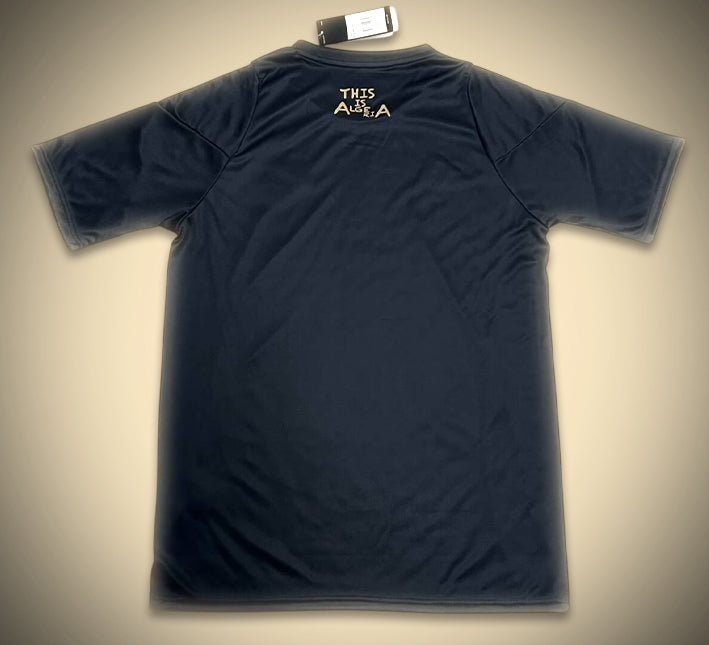 Maglia concept nera Algeria edizione 2425 stile calcio moderno