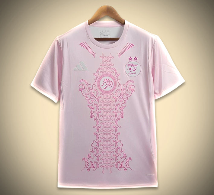 tshirt-maillot-algerie-rose-edition-speciale-style-streetwear T-shirt maglia Algeria rosa edizione speciale stile streetwear