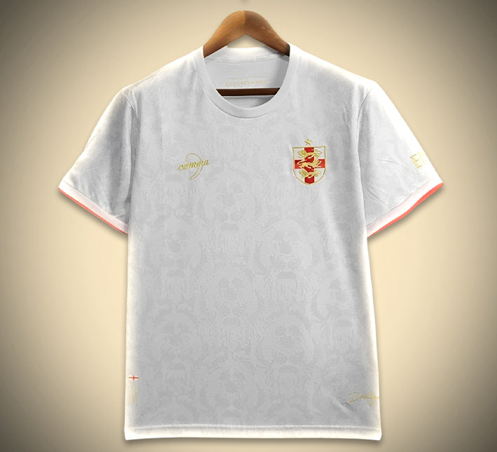 maillotangleterrecommablanc-1.jpg Maglia Concept Inghilterra Edizione Comma Bianco 2024 vista frontale