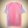 T-shirt da calcio rosa per supporter FC Barcellona design concept