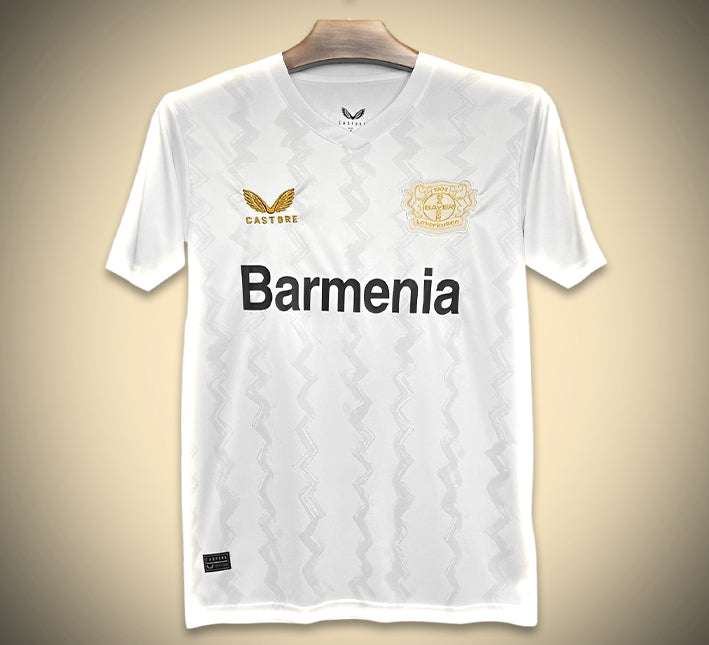 maglia away Bayern Leverkusen colore oro stagione venti quattro venticinque