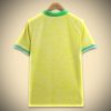 Maillot de football jaune Brésil pour supporter à domicile