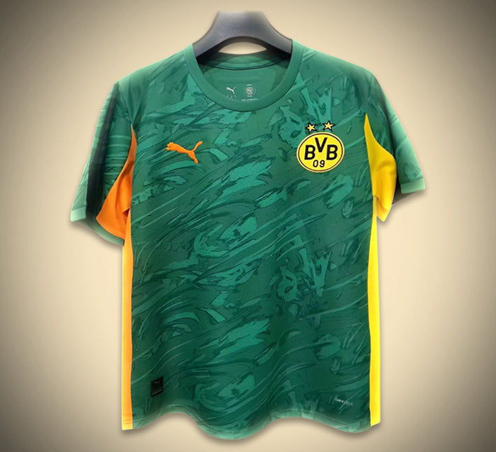 maillotbvbvert-1.jpg Maglia Concept Borussia Dortmund Edizione Away 2025-2026 vista frontale