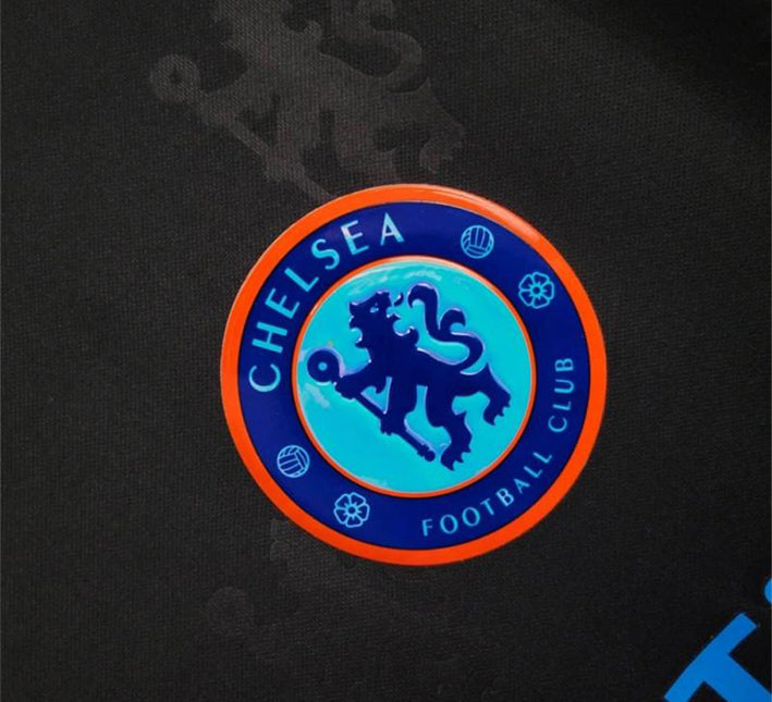 t-shirt-football-chelsea-style-concept-couleur-noire-saison-2425 T-shirt calcio Chelsea stile concept colore nero stagione 2425