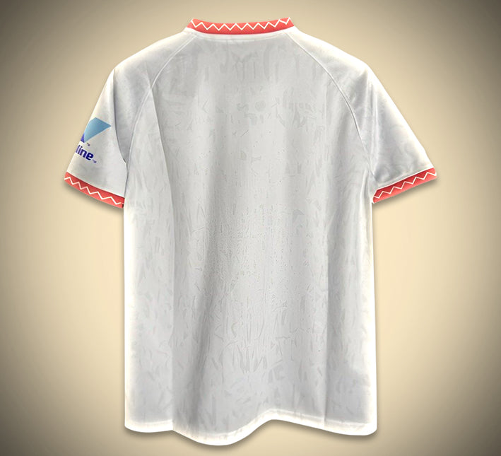 Maglia home FC Siviglia stagione ventiquattro venticinque rosso e bianco