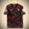 maglia away FC Siviglia nero stagione 2024 2025 tenuta di calcio ufficiale