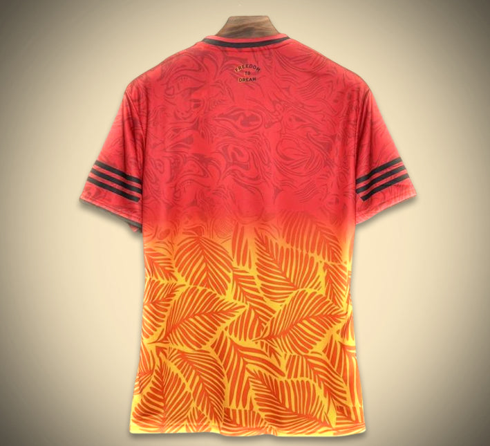 Maglia Inter Miami CF arancione con logo club taglio moderno