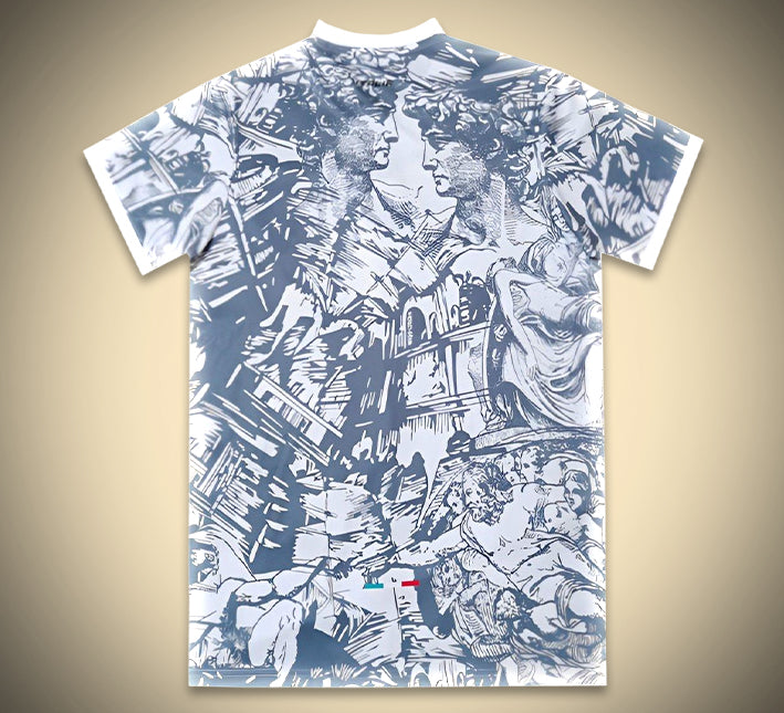 Maglia concept Italia bianca edizione Michelangelo collezione calcio 2024