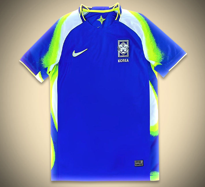 maglia da calcio away Corea del Sud stagione 2025 divisa ufficiale rossa