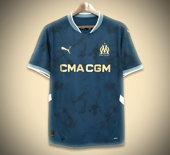 Maillot Olympique Marseille Extérieur 2024-2025 vue de face