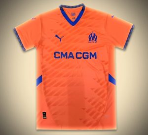 maillotmarseilleexterieurorange-1.jpg Maillot Olympique Marseille 3e 2024-2025 vue de face