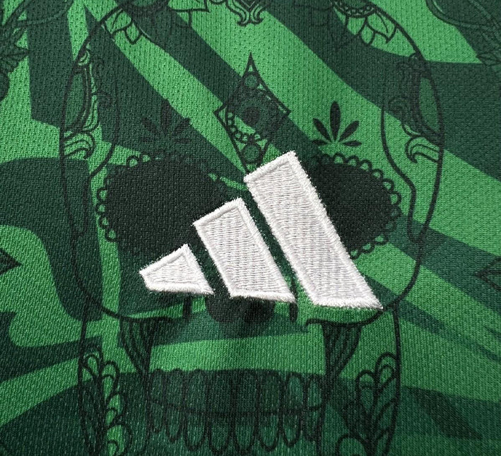 Maglia Home Messico stile concept 2023 tenuta da partita verde e bianca