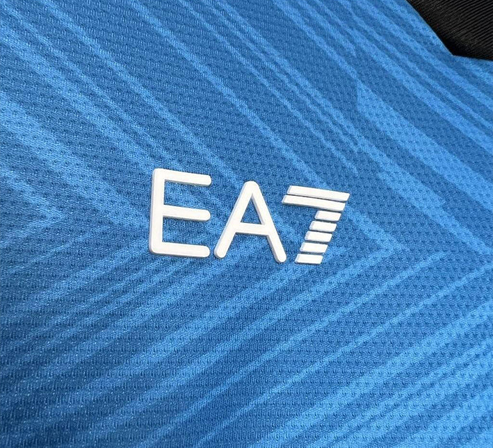 Maglia riscaldamento Napoli blu per tifosi