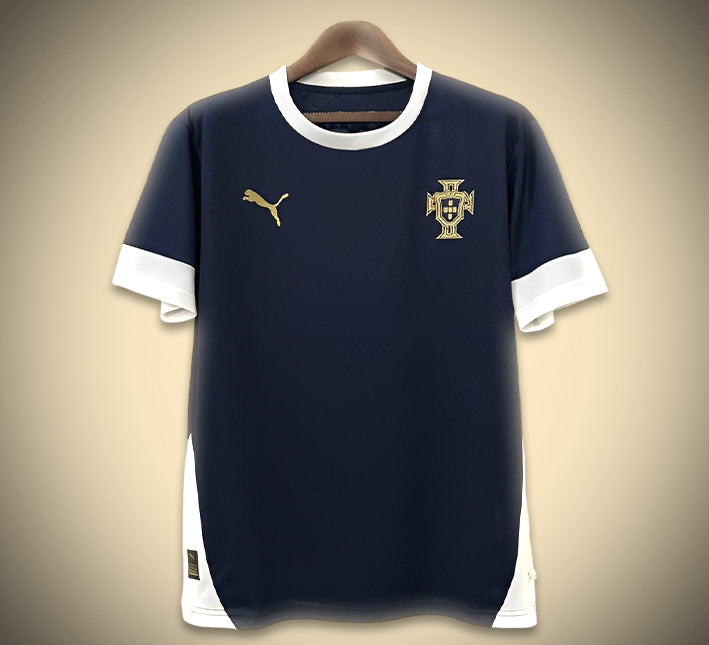 Maglia Portogallo Allenamento Blu Marino 2024-2025 vista frontale