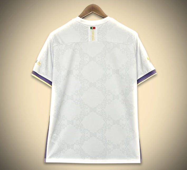 Maglia da calcio Portogallo bianca stile concept edizione Comma