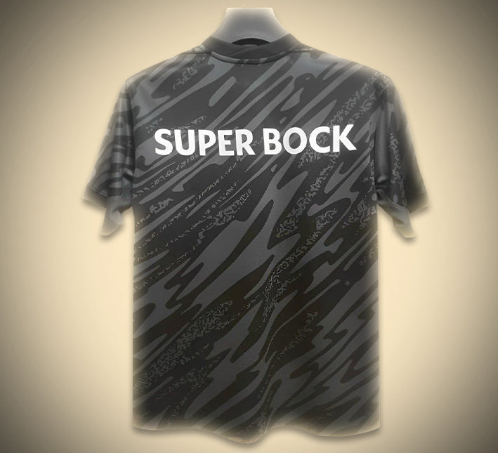 Maglia Sporting CP Portiere Nero 2024-2025 vista laterale