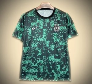 Maillot Sporting CP Avant-Match 2024-2025 vue de face