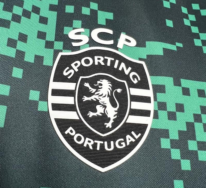Maglia Sporting CP Pre-Partita 2024-2025 vista laterale
