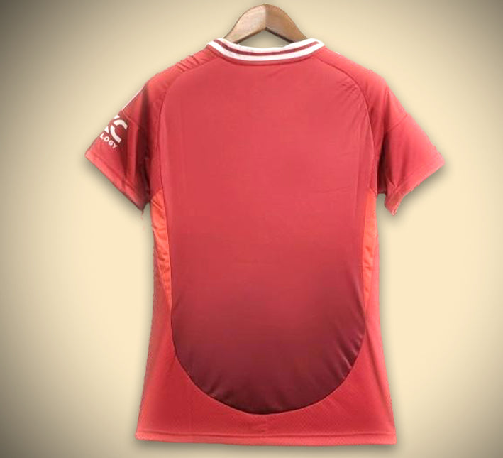 Maglia da calcio rossa Manchester United tenuta ufficiale