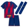 Tenuta bambino FC Barcelona home stagione duemilaventicinque duemilaventisei maglia e pantaloncini