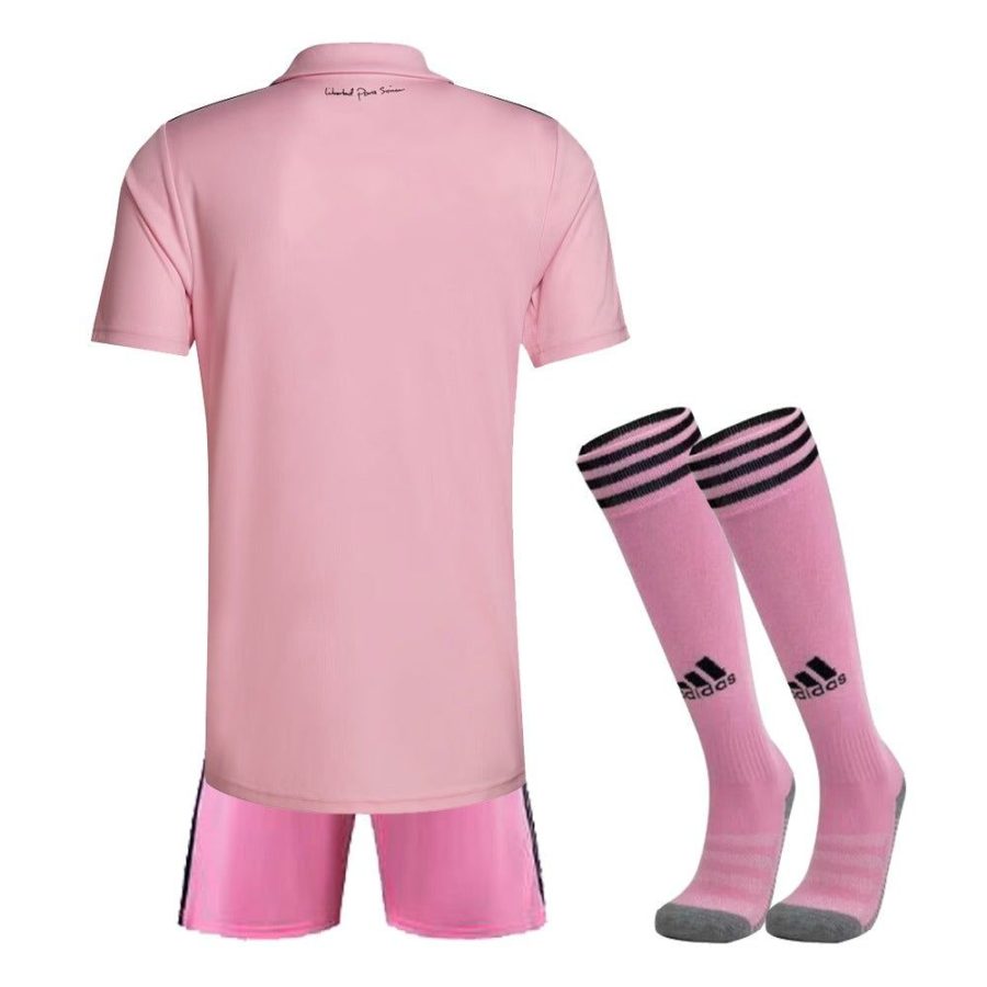ensemble-enfant-inter-miami-domicile-saison-2023-2024-maillot-et-short Set bambino Inter Miami home stagione 2023 2024 maglia e pantaloncini