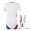 Set bambino Olympique Lyonnais home stagione 2024 2025 maglia pantaloncini calzettoni
