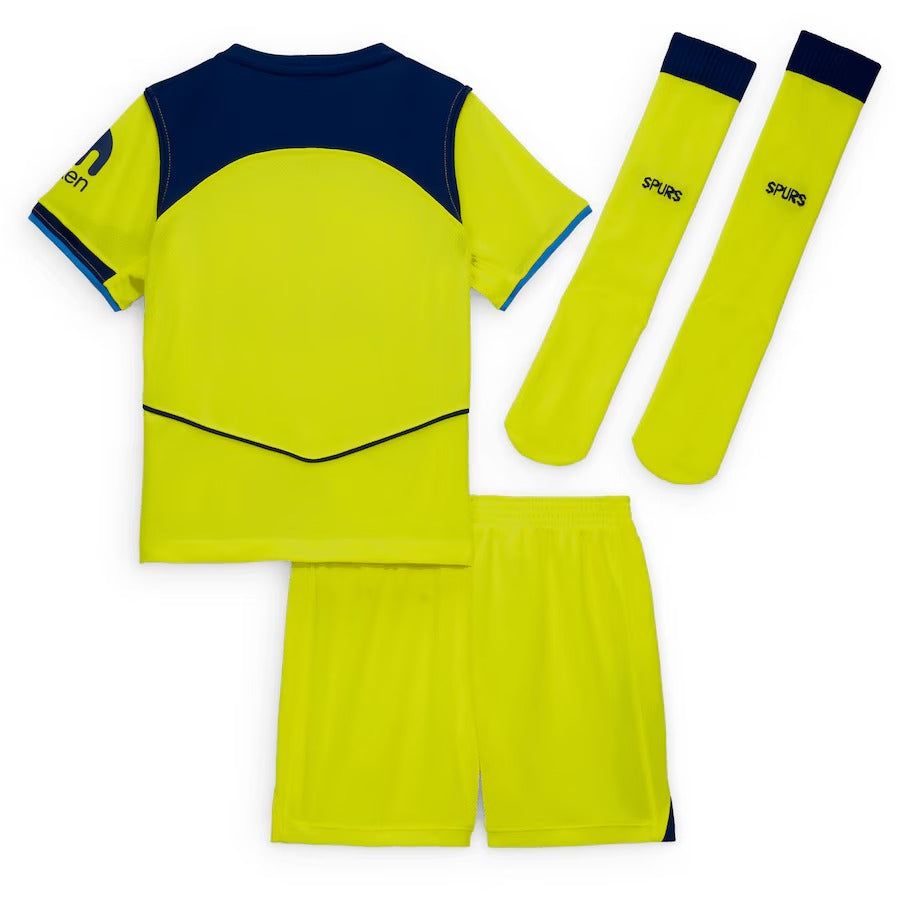 ensemble-maillot-enfant-tottenham-troisieme-tenue-saison-2025-2026 Set maglia bambino Tottenham Third tenuta stagione 2025 2026