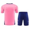 Set maglia e pantaloncini Arsenal stagione 2024 2025 tenuta da calcio rossa e bianca