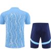 ensemble-maillot-et-short-manchester-city-saison-2024-2025-tenue-domicile Set maglia e pantaloncini Manchester City stagione 2024 2025 tenuta Home