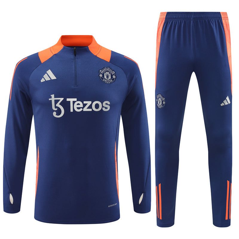 Set tuta Manchester United stagione 2024 2025 giacca e pantaloni