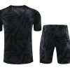 Set training PSG nero stagione 2023 2024 per allenamento calcio