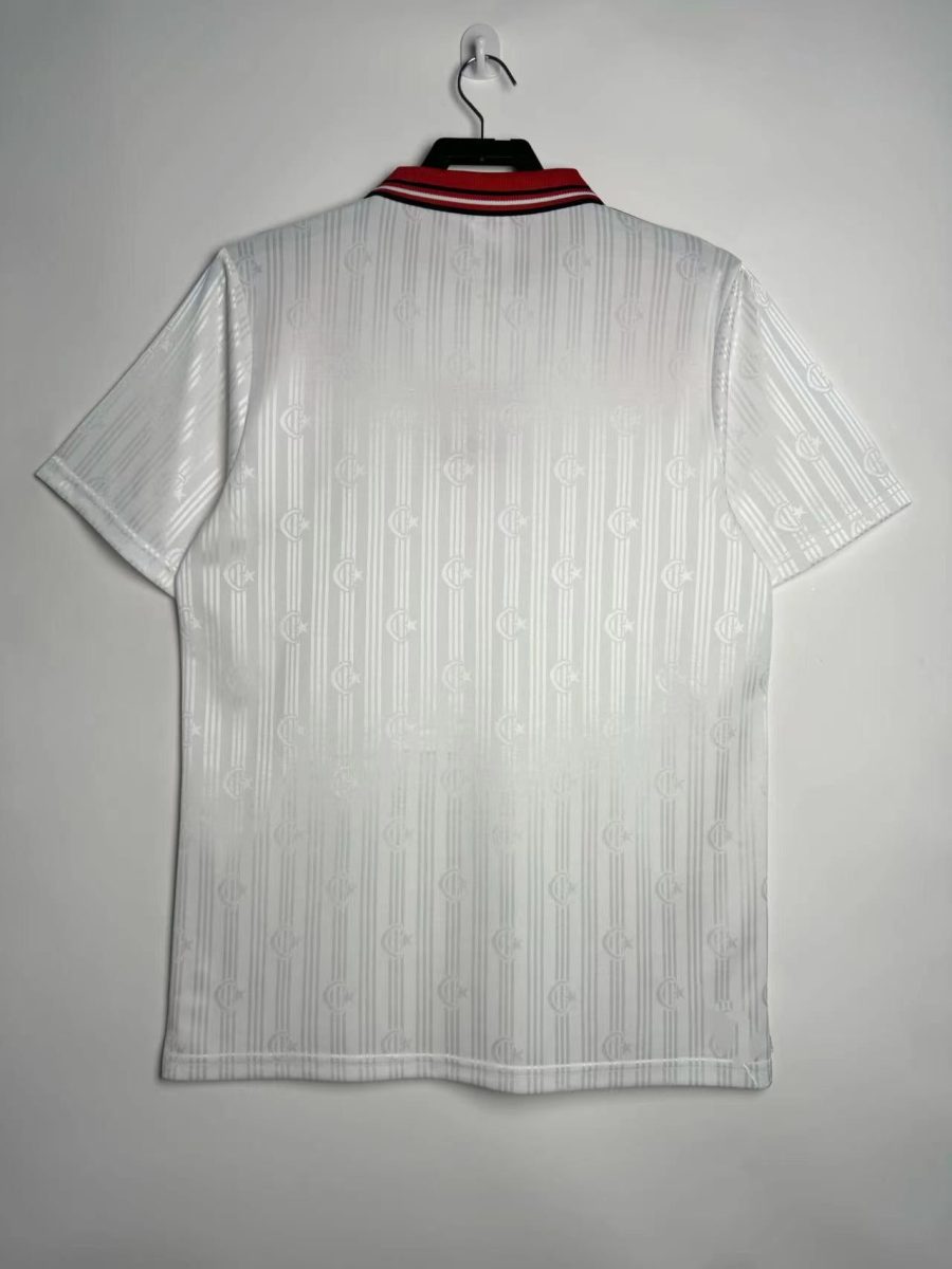 maglia da partita Turchia Away design vintage tifoso calcio