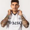 Maglia da calcio SSC Napoli versione away 2024 2025 con stemma del club