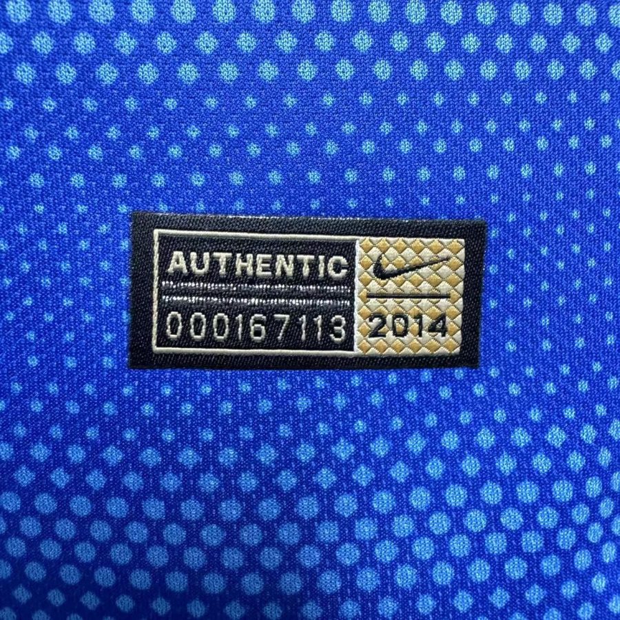 jersey-de-football-bresil-tenue-exterieur-collection-2014-supporter Jersey di calcio Brasile tenuta Away collezione 2014 supporter