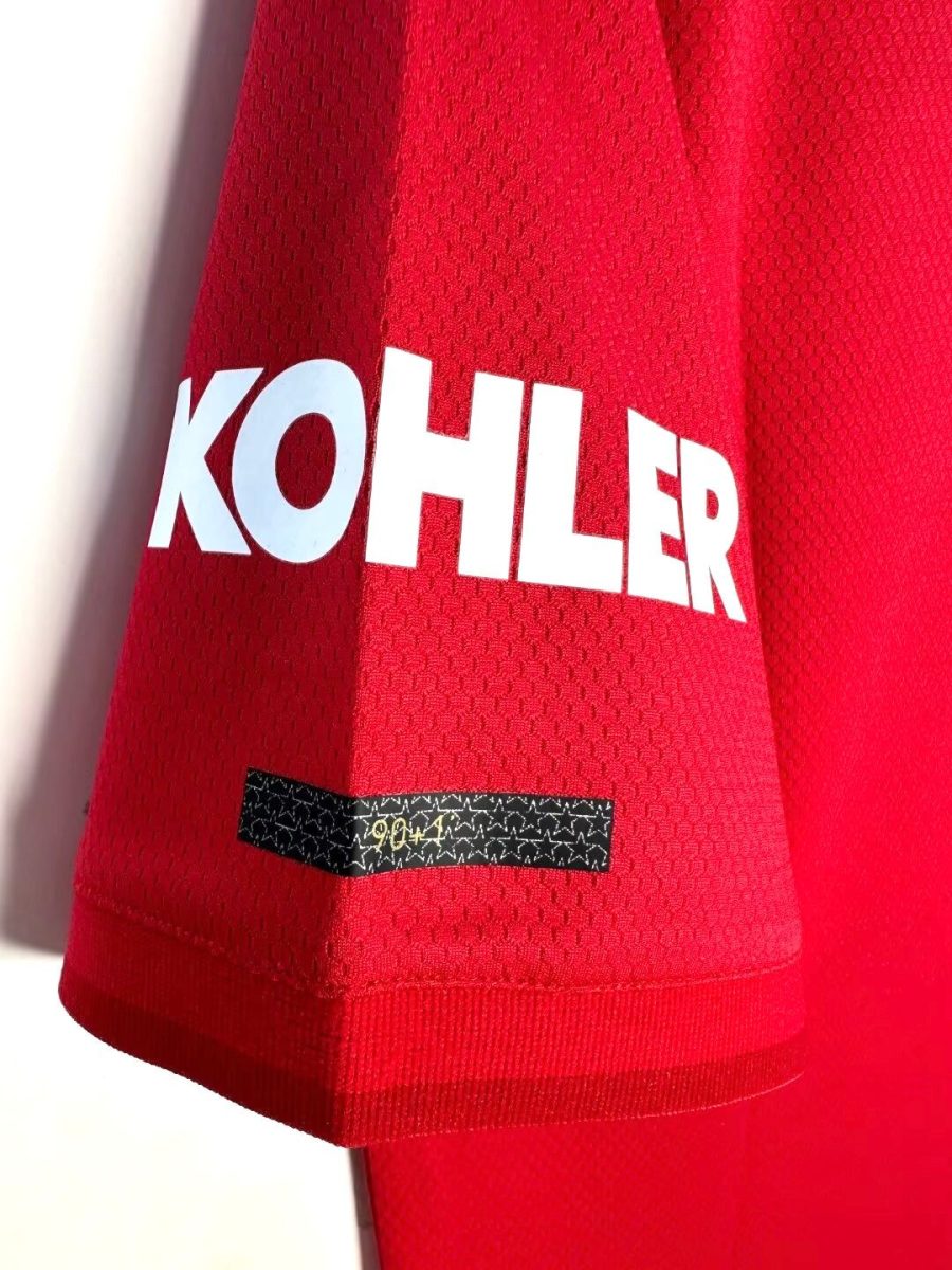 jersey-football-manchester-united-home-2019-2020-avec-blason Maglia da calcio Manchester United home 2019 2020 con stemma