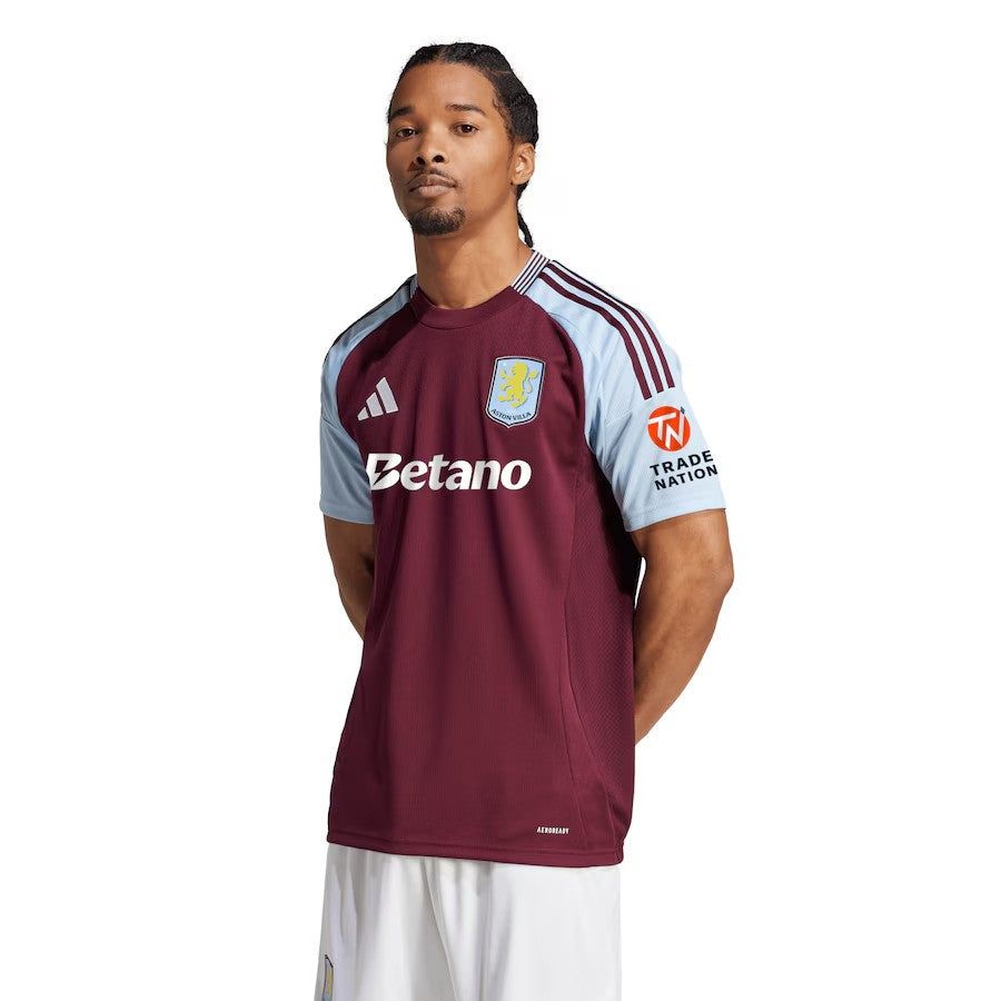 Maglia ufficiale Aston Villa Home 2024 2025 per tifoso