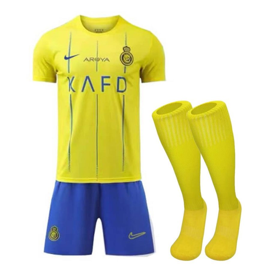 kit-enfant-al-nassr-fc-domicile-2023-2024 KIT BAMBINO AL NASSR FC HOME 2023-2024