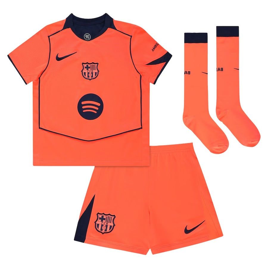 Kit bambino FC Barcelona – Third 3a maglia 2025-2026