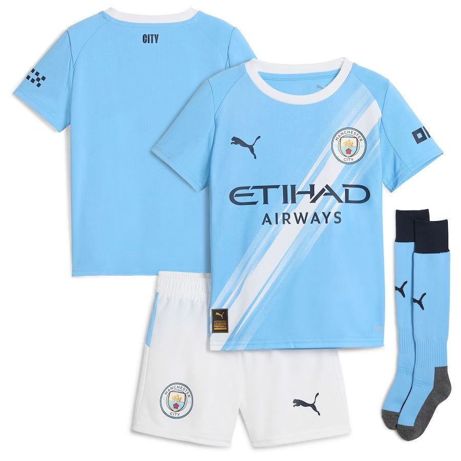 KIT BAMBINO MANCHESTER CITY HOME 2025-2026